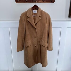 Saxton Hall Camel Hair Coat